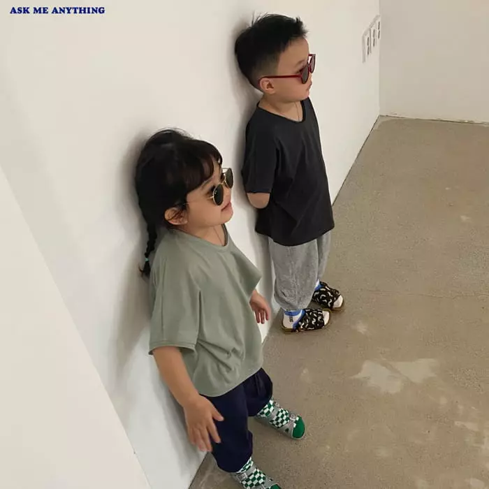 Ask Me Anything - Korean Children Fashion - #littlefashionista - Soft Tee - 3