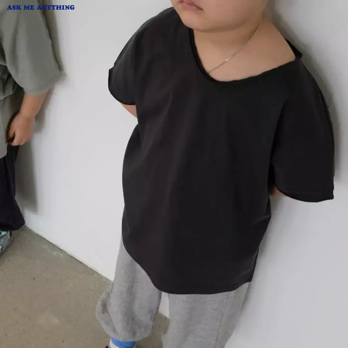 Ask Me Anything - Korean Children Fashion - #littlefashionista - Soft Tee - 4