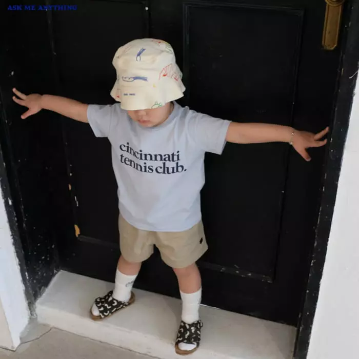 Ask Me Anything - Korean Children Fashion - #minifashionista - Tennis Tee - 8