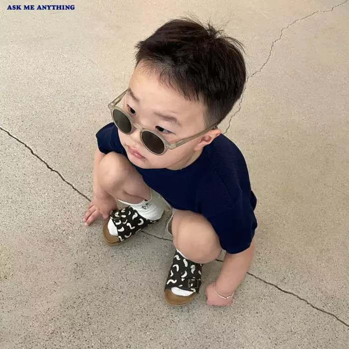 Ask Me Anything - Korean Children Fashion - #magicofchildhood - Waffle Tee - 4