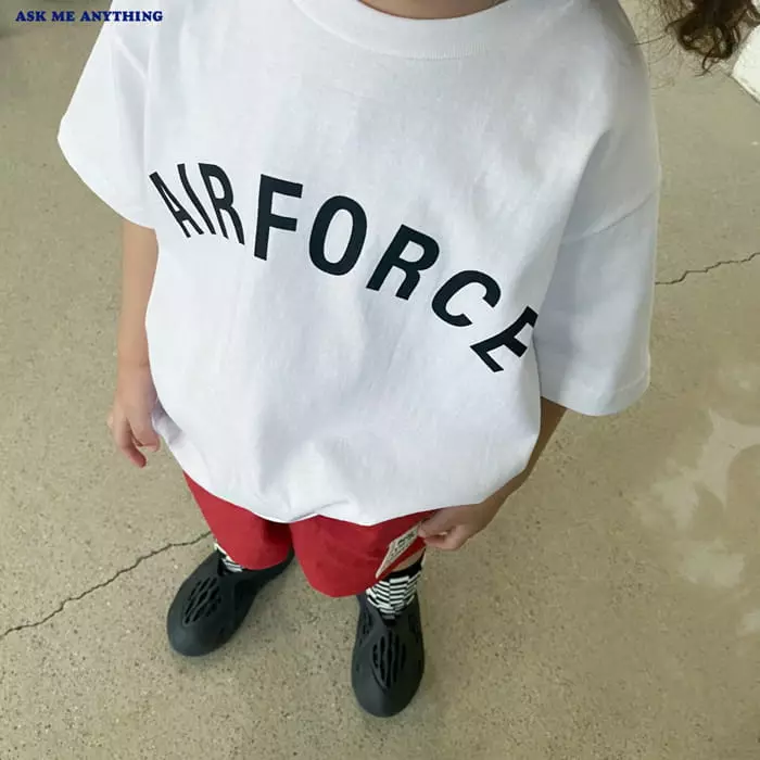 Ask Me Anything - Korean Children Fashion - #prettylittlegirls - Air Force Tee - 8