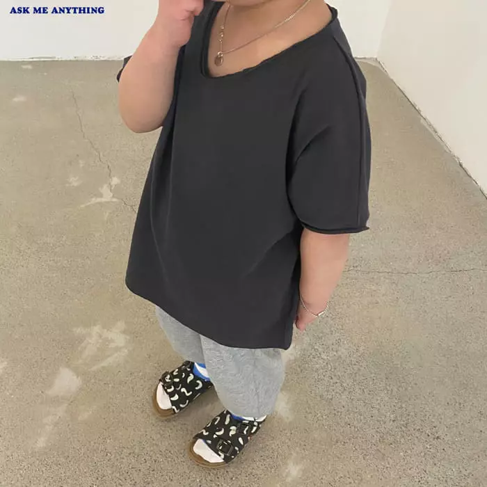 Ask Me Anything - Korean Children Fashion - #prettylittlegirls - Soft Tee - 6