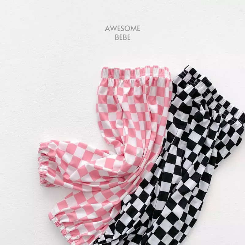 Awesome Bebe - Korean Children Fashion - #Kfashion4kids - Check Pants - 8
