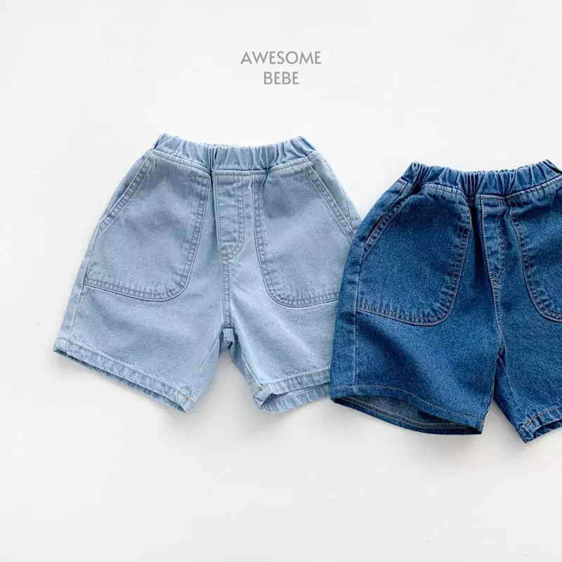 Awesome Bebe - Korean Children Fashion - #childrensboutique - Pocket Shorts - 2