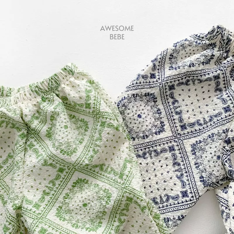 Awesome Bebe - Korean Children Fashion - #childrensboutique - Paisely Pants