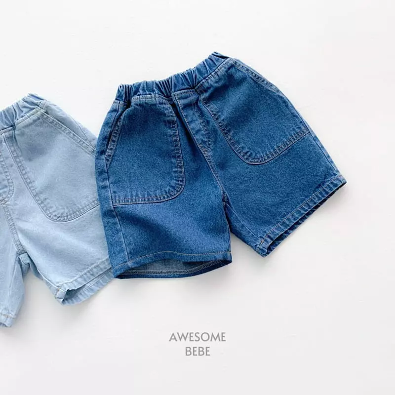 Awesome Bebe - Korean Children Fashion - #designkidswear - Pocket Shorts - 3