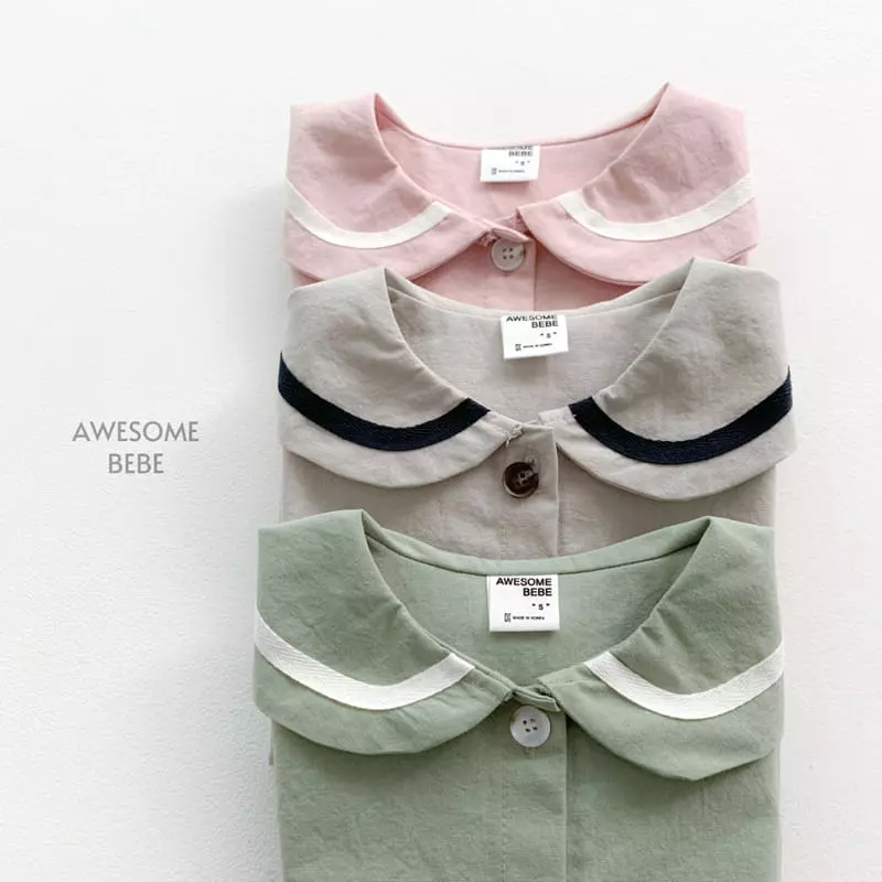 Awesome Bebe - Korean Children Fashion - #fashionkids - Sailor Top Bottom Set - 10