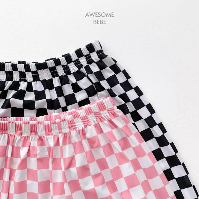 Awesome Bebe - Korean Children Fashion - #discoveringself - Check Pants - 4