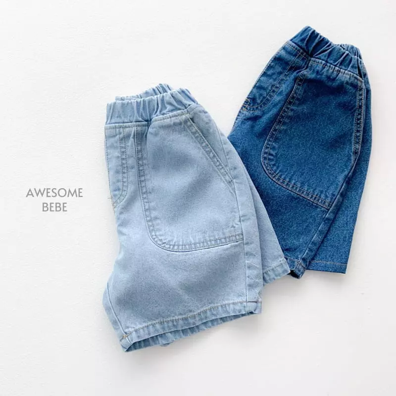 Awesome Bebe - Korean Children Fashion - #fashionkids - Pocket Shorts - 5