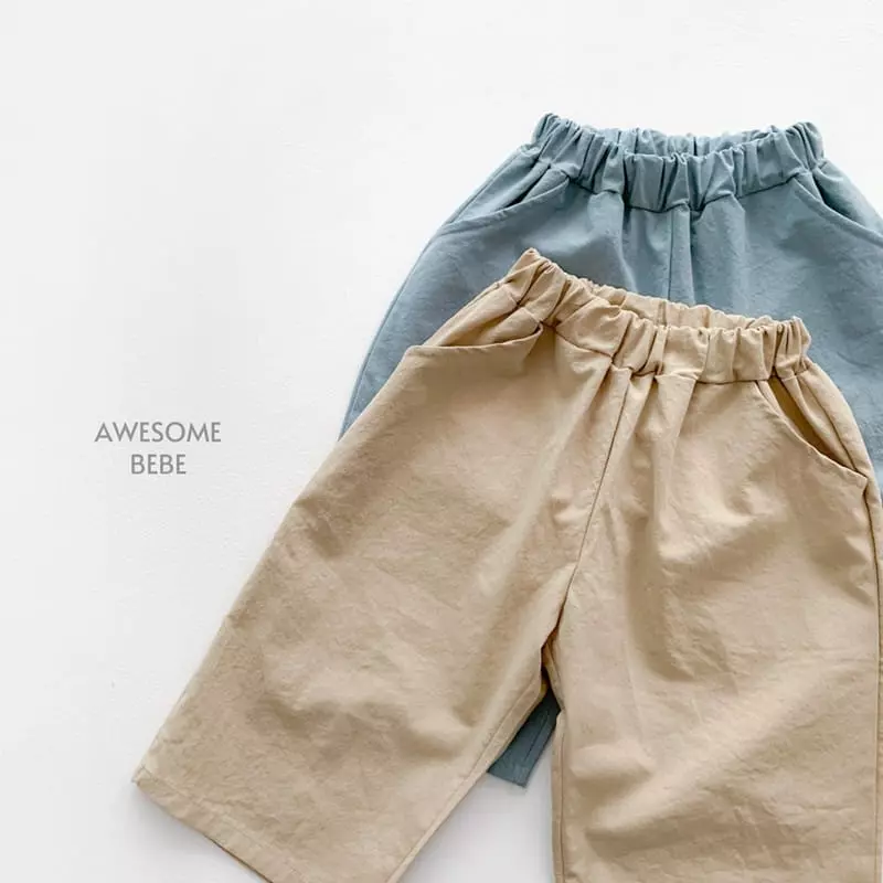Awesome Bebe - Korean Children Fashion - #kidzfashiontrend - Linen Pants - 6