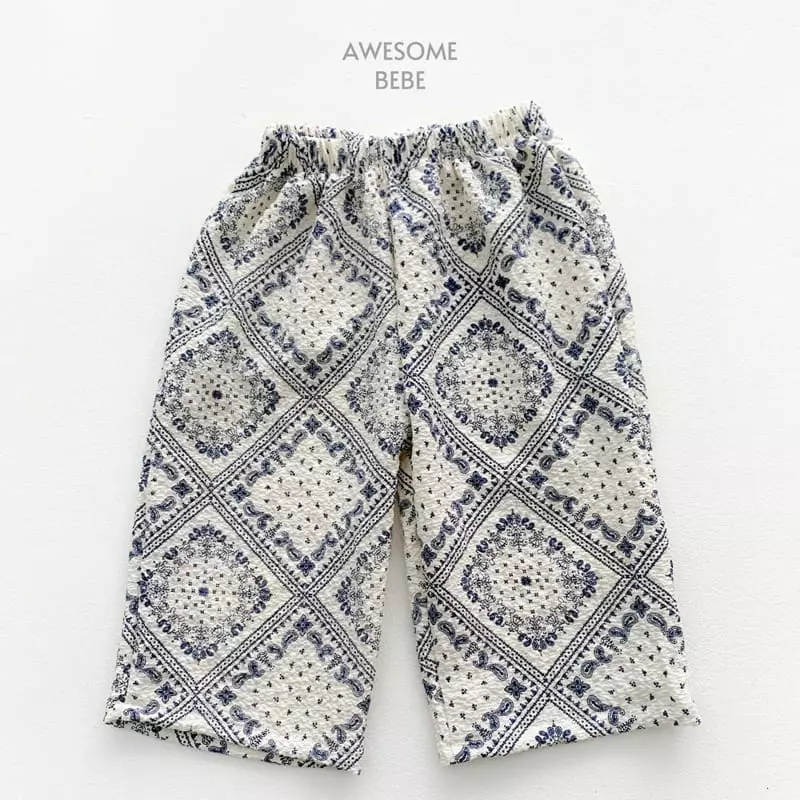 Awesome Bebe - Korean Children Fashion - #kidzfashiontrend - Paisely Pants - 7