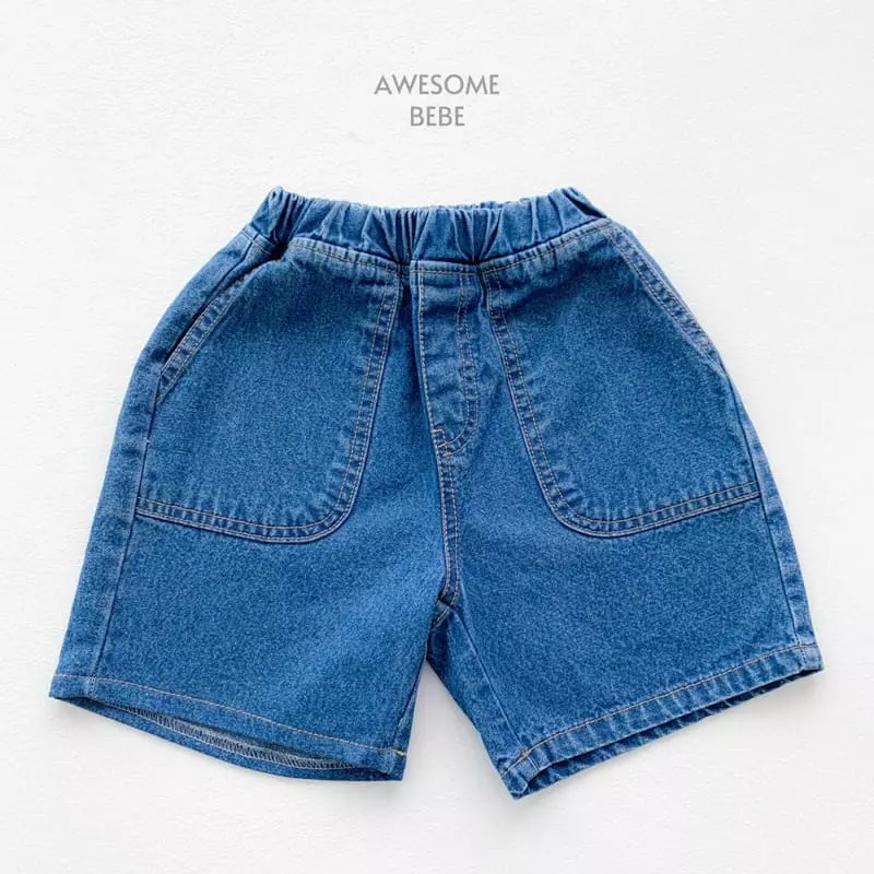 Awesome Bebe - Korean Children Fashion - #littlefashionista - Pocket Shorts - 10