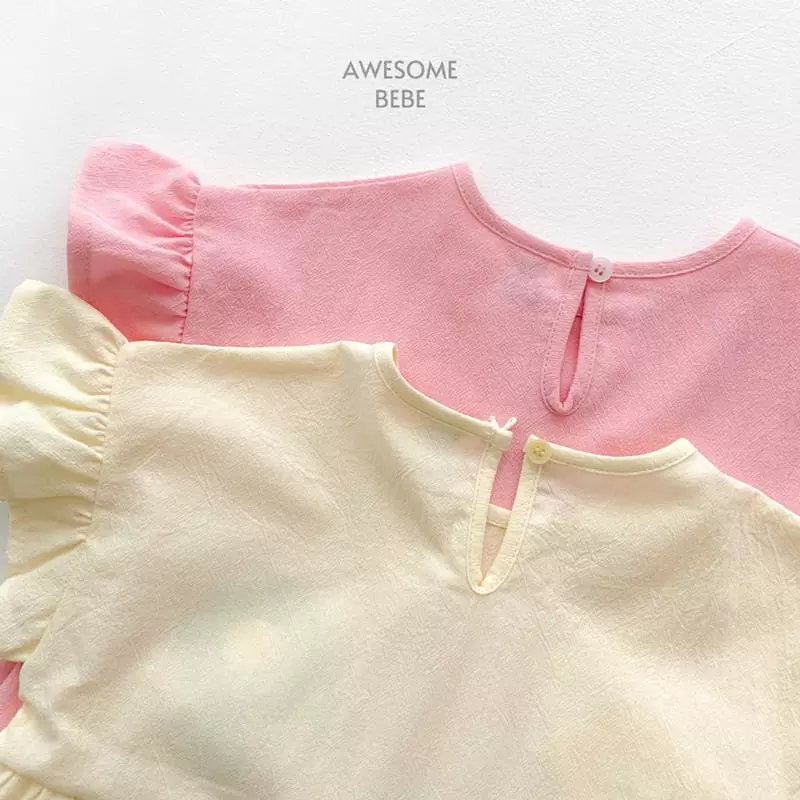 Awesome Bebe - Korean Children Fashion - #magicofchildhood - Tulip Wing One-piece - 12