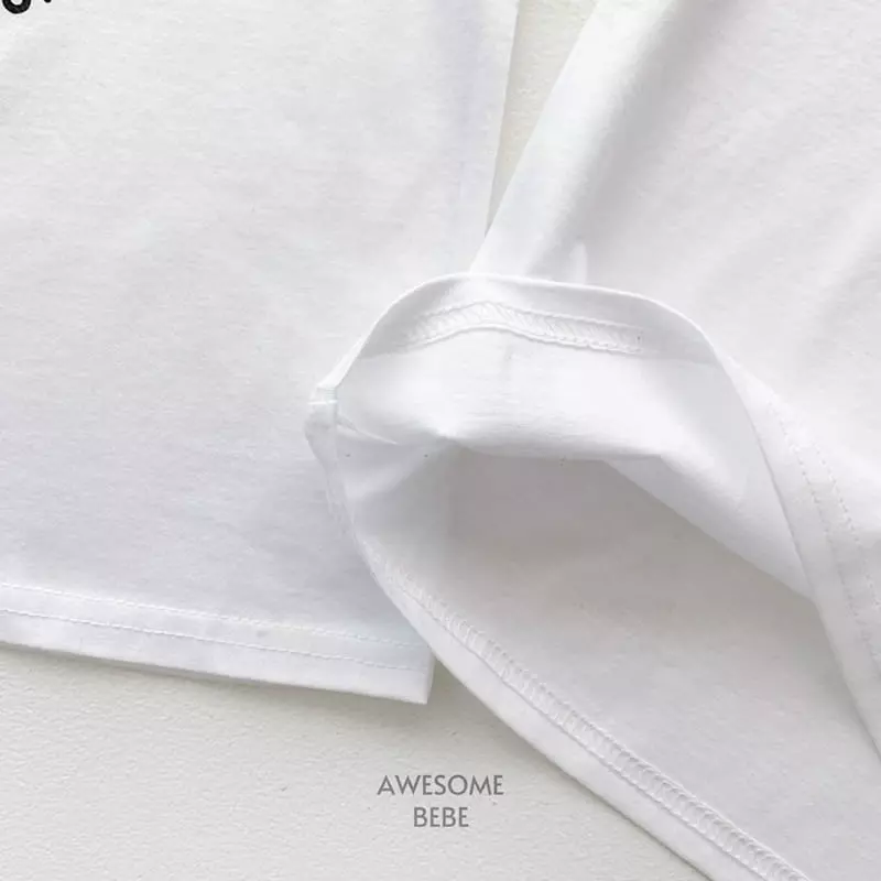 Awesome Bebe - Korean Children Fashion - #todddlerfashion - Rolling Bear Short Sleeves Tee - 8