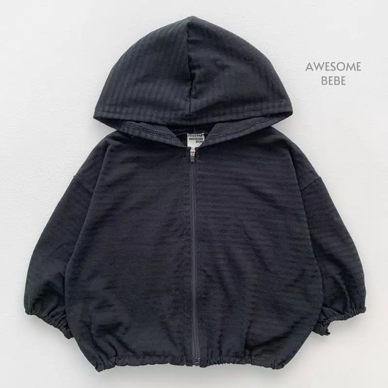Awesome Bebe - Korean Children Fashion - #toddlerclothing - Stripes Hoody Zip-up - 7