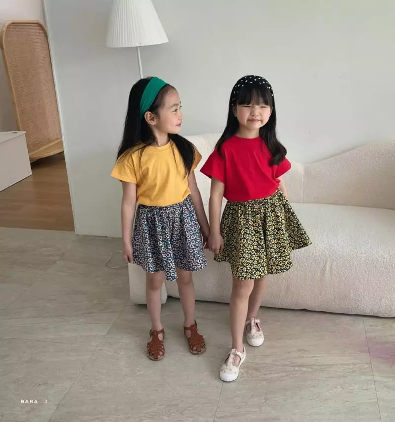 Baba J - Korean Children Fashion - #childrensboutique - Flower Top Bottom Set