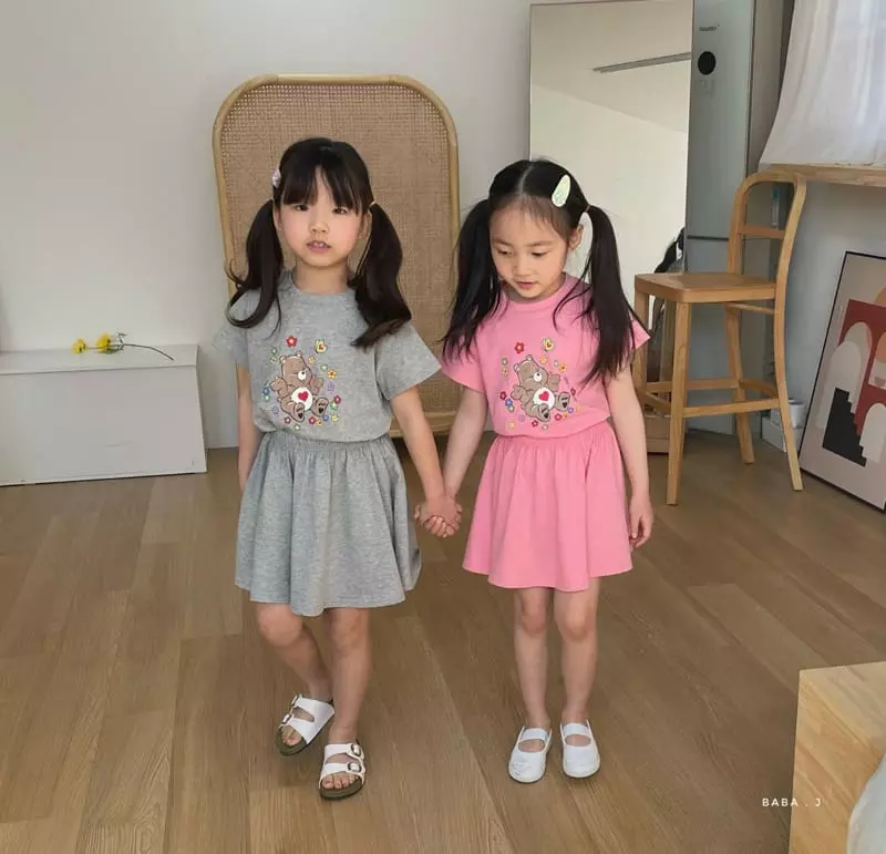 Baba J - Korean Children Fashion - #discoveringself - Bear Top Bottom Set - 7