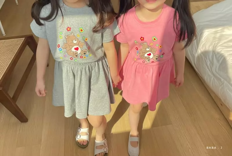 Baba J - Korean Children Fashion - #fashionkids - Bear Top Bottom Set - 8