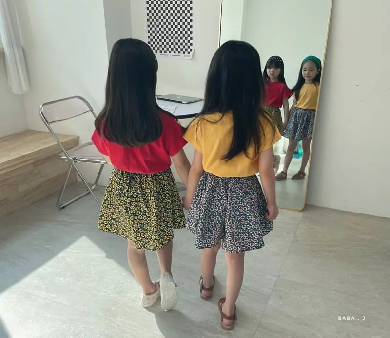 Baba J - Korean Children Fashion - #kidsshorts - Flower Top Bottom Set - 5