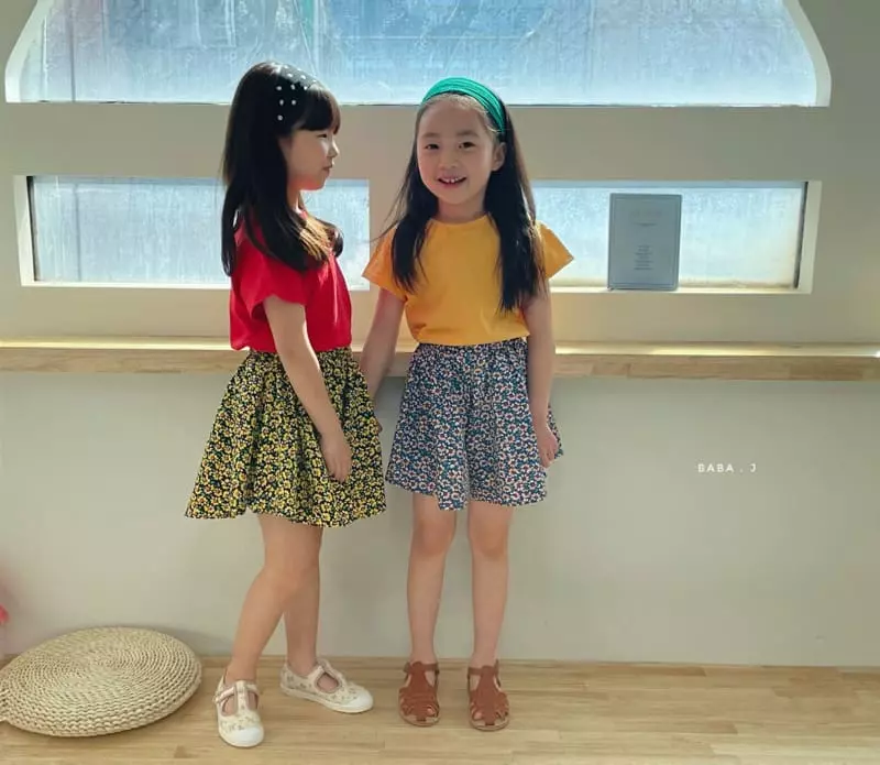 Baba J - Korean Children Fashion - #kidzfashiontrend - Flower Top Bottom Set - 7