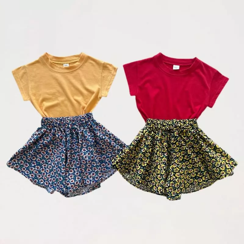 Baba J - Korean Children Fashion - #minifashionista - Flower Top Bottom Set - 11