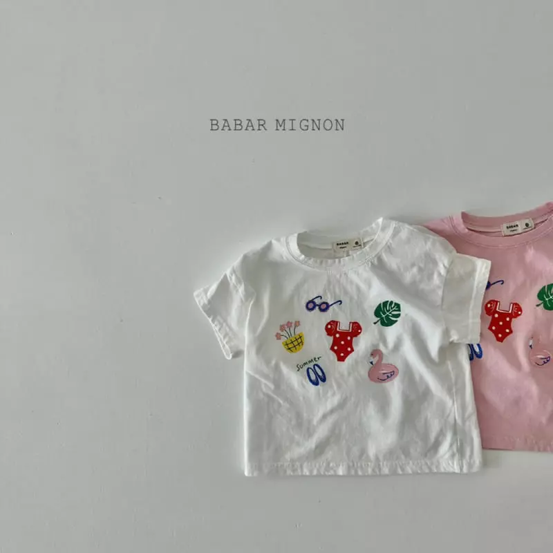 Babar Mignon - Korean Children Fashion - #Kfashion4kids - Summer Short Sleeves Tee