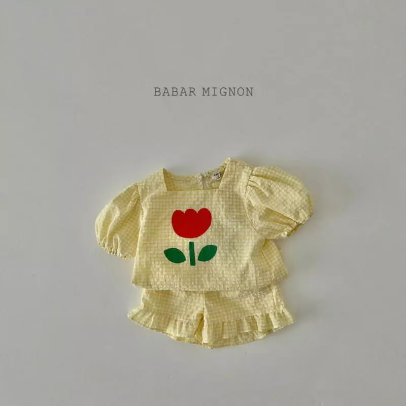 Babar Mignon - Korean Children Fashion - #Kfashion4kids - Tulip Top Bottom Set - 5