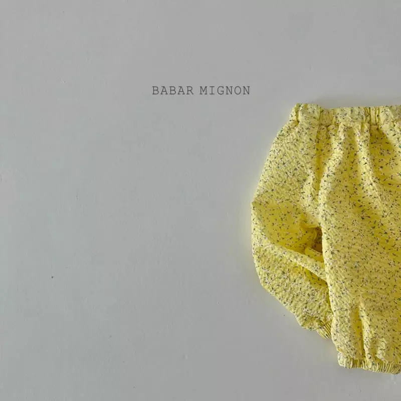 Babar Mignon - Korean Children Fashion - #childofig - Small Flower Jogger Pants - 5