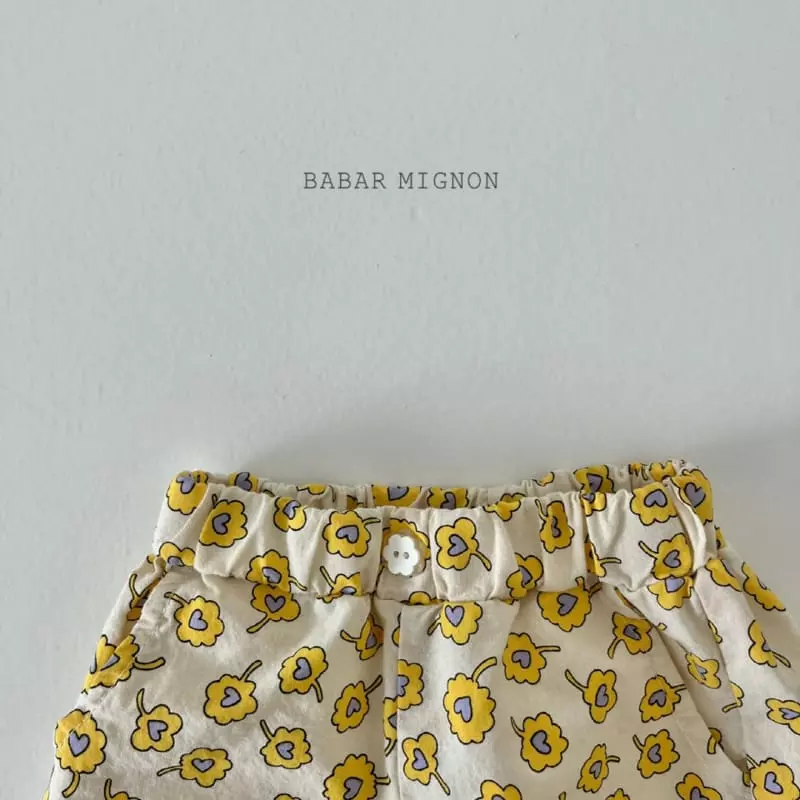 Babar Mignon - Korean Children Fashion - #childrensboutique - Flower Pants - 10