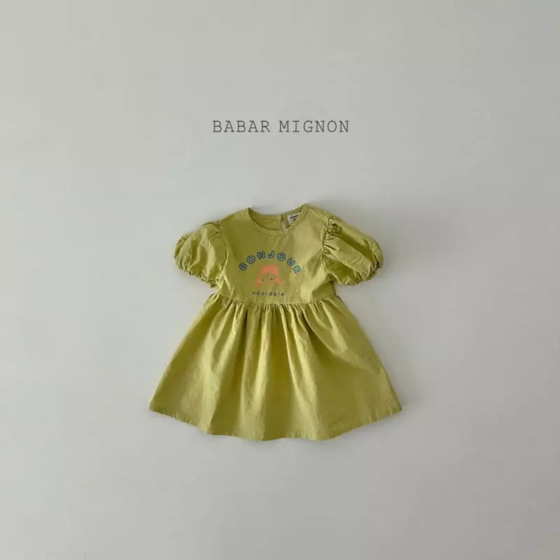 Babar Mignon - Korean Children Fashion - #childrensboutique - Bon Jour One-piece - 10