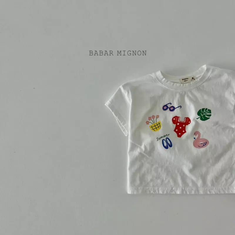 Babar Mignon - Korean Children Fashion - #childrensboutique - Summer Short Sleeves Tee - 8