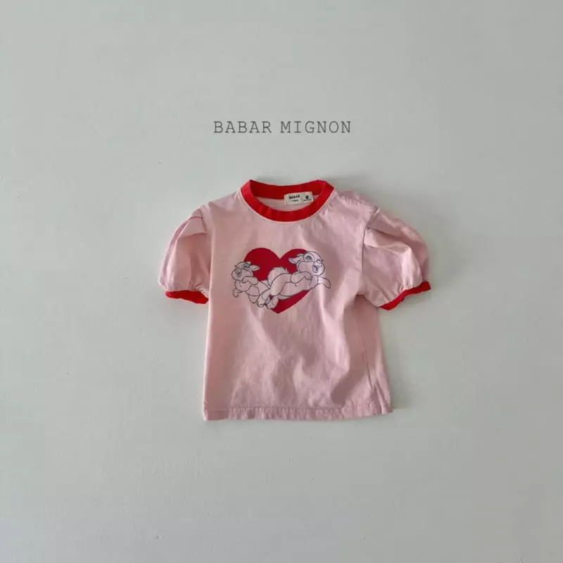 Babar Mignon - Korean Children Fashion - #designkidswear - Puff Rabbit Tee - 10