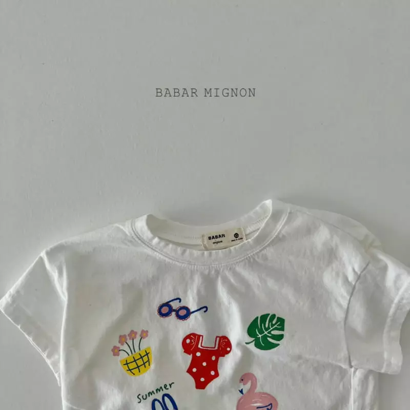 Babar Mignon - Korean Children Fashion - #designkidswear - Summer Short Sleeves Tee - 9
