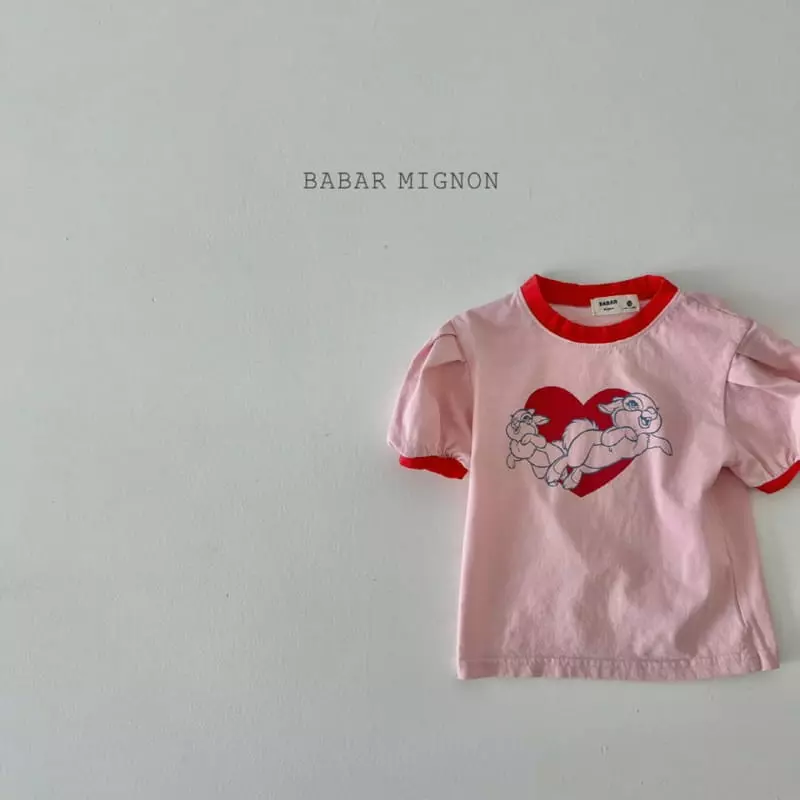 Babar Mignon - Korean Children Fashion - #discoveringself - Puff Rabbit Tee - 11