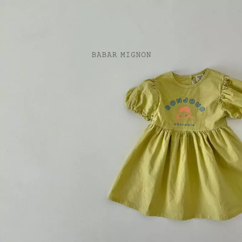 Babar Mignon - Korean Children Fashion - #discoveringself - Bon Jour One-piece - 12