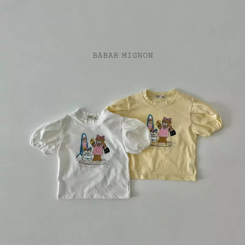 Babar Mignon - Korean Children Fashion - #discoveringself - Mirror Bear Tee - 4