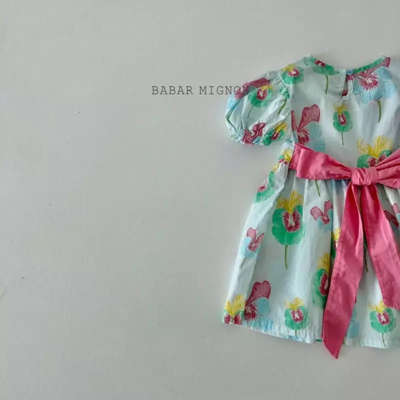 Babar Mignon - Korean Children Fashion - #kidsstore - Flower One-piece - 12