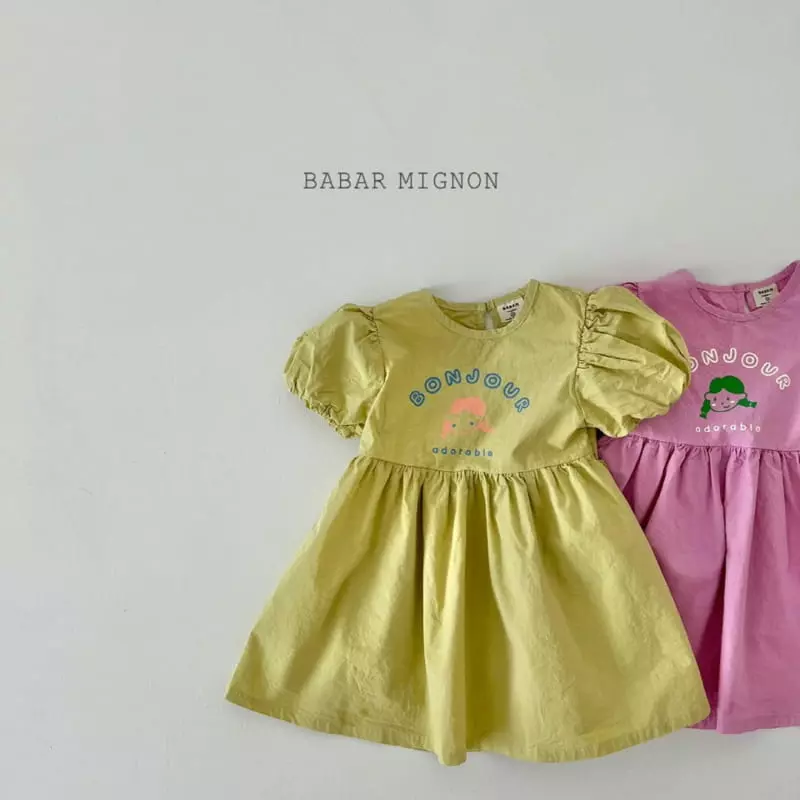 Babar Mignon - Korean Children Fashion - #kidsstore - Bon Jour One-piece