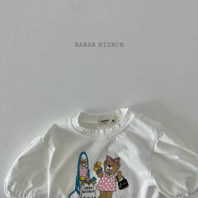 Babar Mignon - Korean Children Fashion - #littlefashionista - Mirror Bear Tee - 9