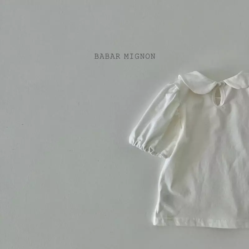 Babar Mignon - Korean Children Fashion - #littlefashionista - Mini Collar Tee - 5