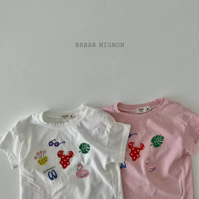Babar Mignon - Korean Children Fashion - #littlefashionista - Summer Short Sleeves Tee - 2