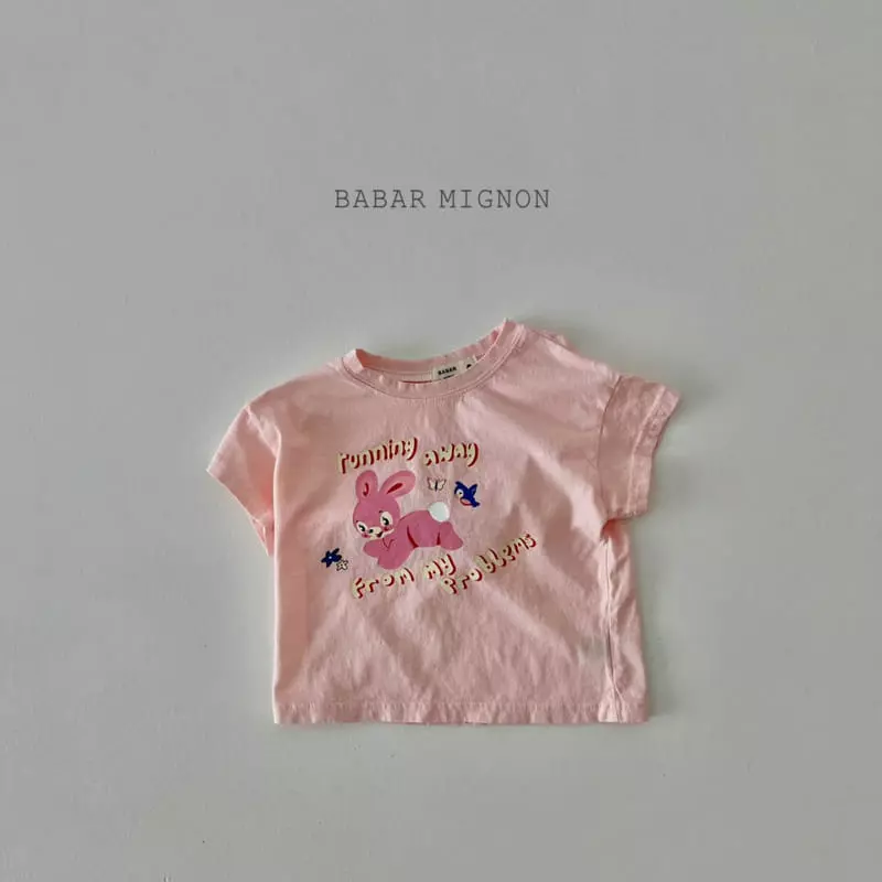 Babar Mignon - Korean Children Fashion - #magicofchildhood - Rabbit Short Sleeves Tee - 11
