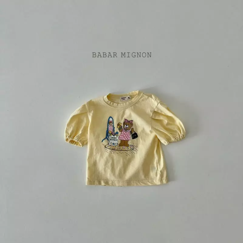 Babar Mignon - Korean Children Fashion - #magicofchildhood - Mirror Bear Tee - 10