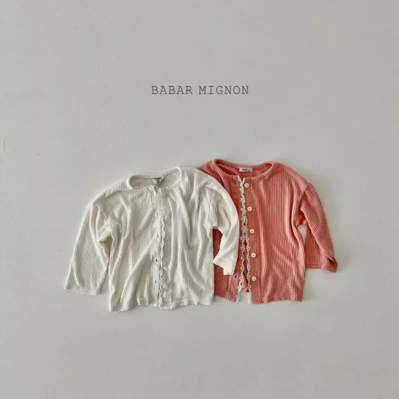 Babar Mignon - Korean Children Fashion - #littlefashionista - Summer Lace Cardigan - 4