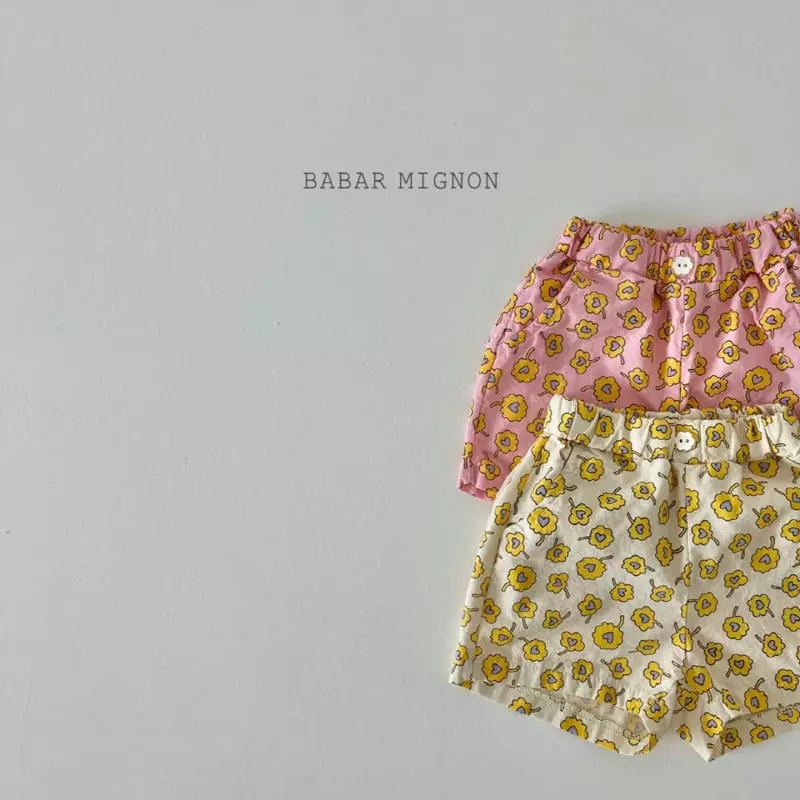 Babar Mignon - Korean Children Fashion - #magicofchildhood - Flower Pants - 4
