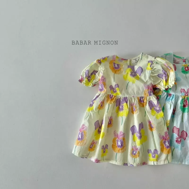 Babar Mignon - Korean Children Fashion - #minifashionista - Flower One-piece