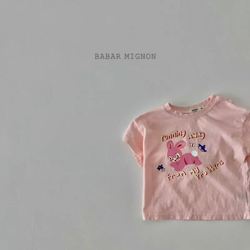 Babar Mignon - Korean Children Fashion - #minifashionista - Rabbit Short Sleeves Tee - 12