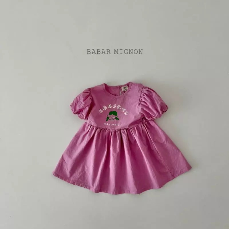 Babar Mignon - Korean Children Fashion - #minifashionista - Bon Jour One-piece - 6