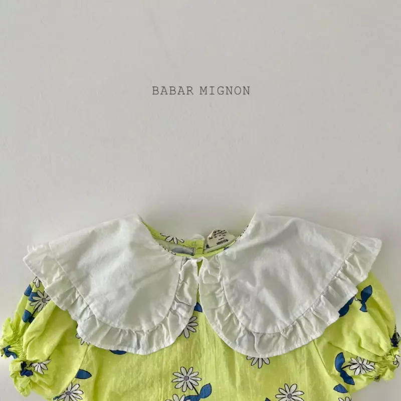 Babar Mignon - Korean Children Fashion - #minifashionista - Daisy Top Bottom Set - 7