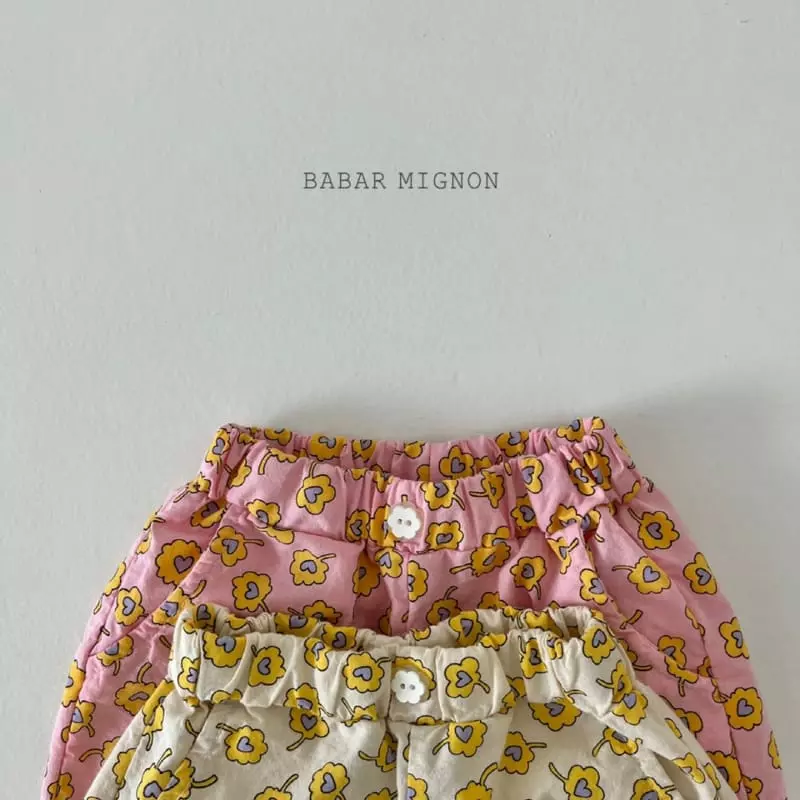 Babar Mignon - Korean Children Fashion - #prettylittlegirls - Flower Pants - 5